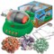 Nature Bound: Rock Tumbler - Starter Kit, Turn Rocks Into Gemstones, Create Jewelry, Amethyst-Jasper-Agates Stones, 2 Rings, Polishing Powder, Kids 8+